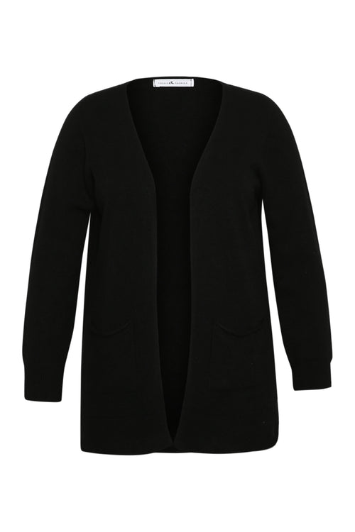 Cardigan en viscose uni-Paprika-8