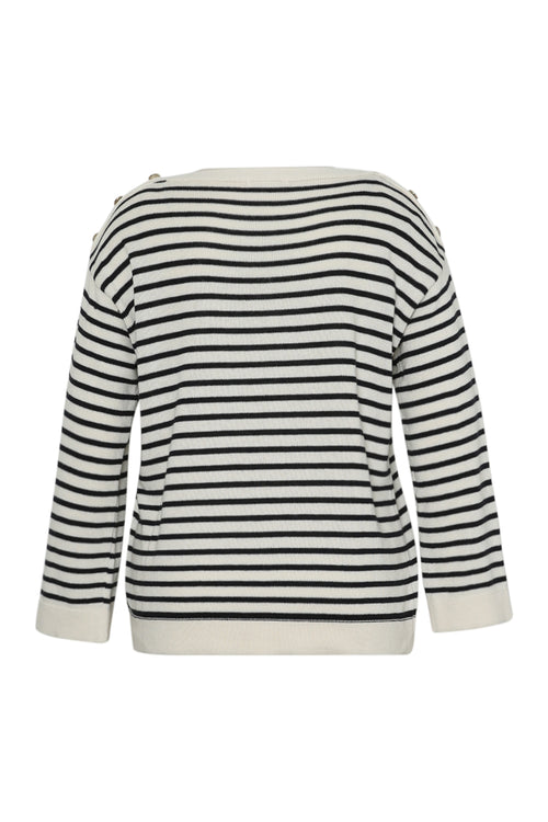 Pull marinière avec boutons-Paprika-9