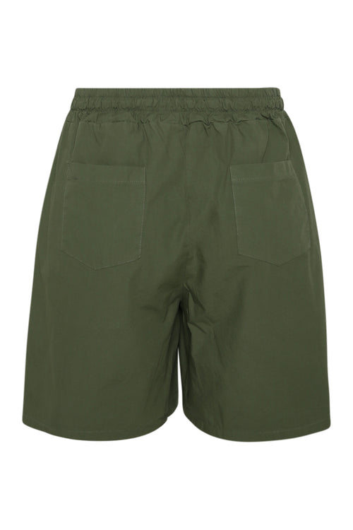 Effen katoenen short-Paprika-11