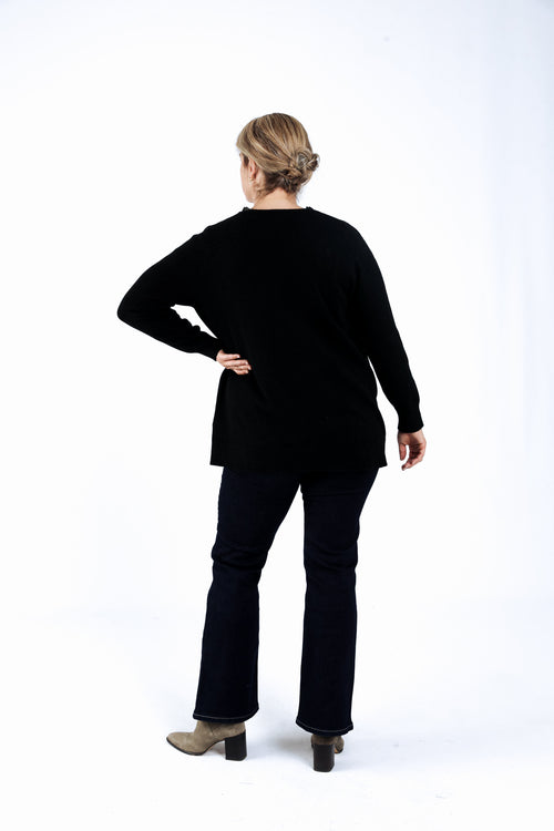 Cardigan en viscose uni-Paprika-2