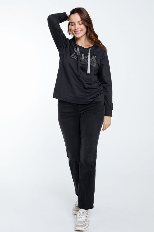 T-shirt en molleton-Paprika-9
