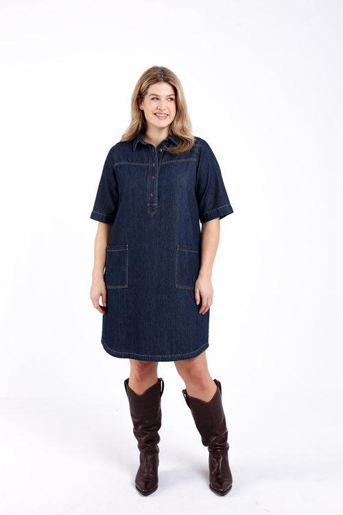 Korte spijkerjurk-Paprika-1