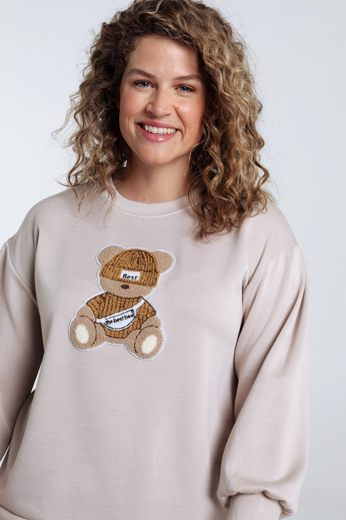 Sweater met een teddybeer-Paprika-1