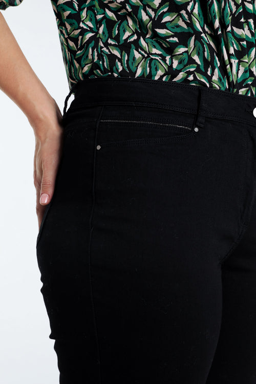 Pantalon Louise 7/8 en coton-Paprika-4
