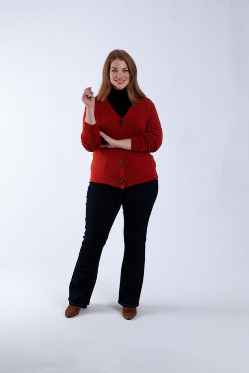 Cardigan uni-Paprika-6