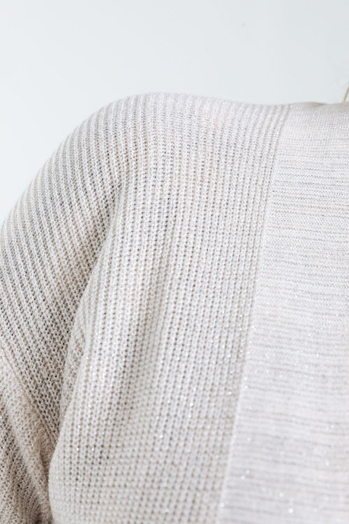 Cardigan en viscose avec lurex-Paprika-6