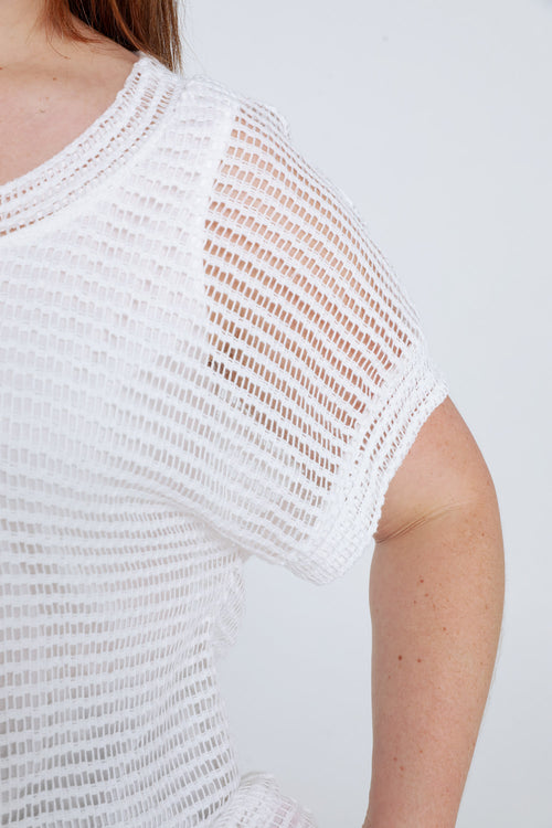 T-shirt filet uni-Paprika-6