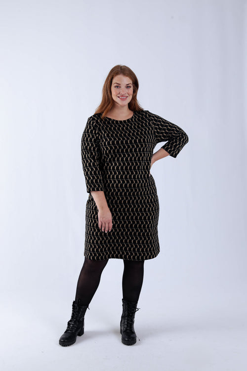 Robe jacquard-Paprika-7