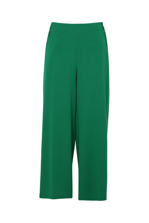 Pantalon fluide uni avec poches-Paprika-10
