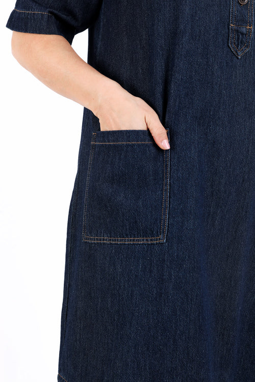 Korte spijkerjurk-Paprika-4