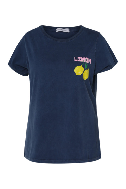 T-shirt en coton imprimé citrons-Paprika-10