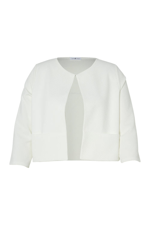 Veste maille effet nid d
