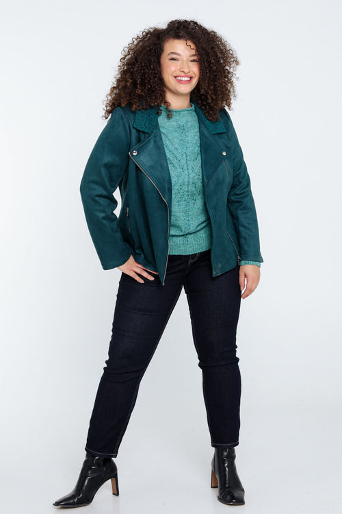 Perfecto uni col bouclette-Paprika-9