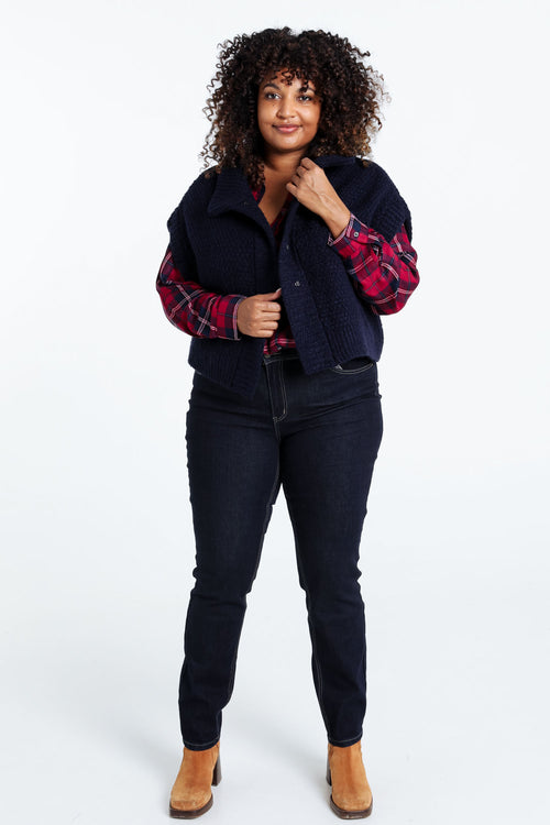 Gilet sans manches uni-Paprika-7