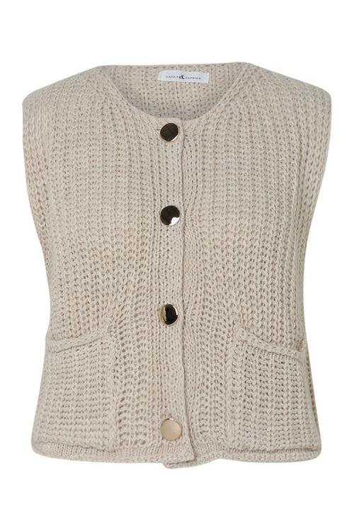 Gilet court uni-Paprika-10
