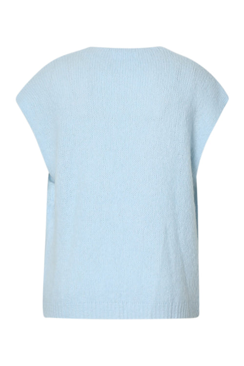 Gilet sans manches uni-Paprika-3