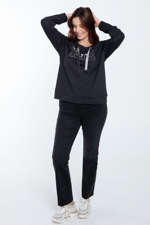 T-shirt en molleton-Paprika-8