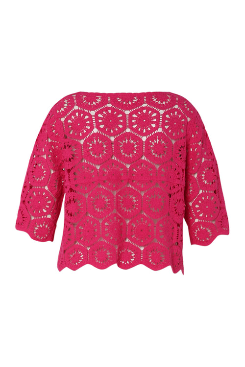 Pull en crochet uni-Paprika-11