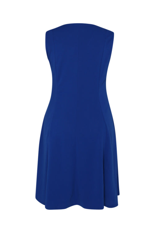 Robe patineuse unie-Paprika-2