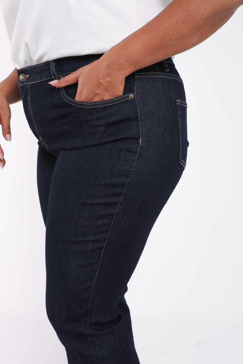 Jeans bootleg Lara L34-Paprika-4