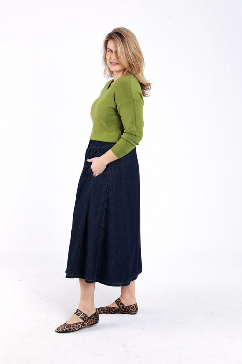 Pull en viscose uni-Paprika-8