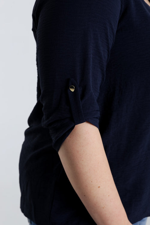 Effen blouse-Paprika-3