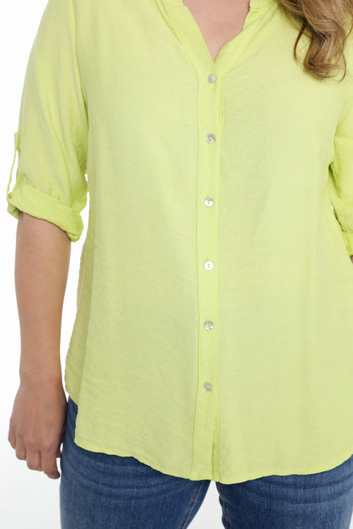 Blouse van viscose effen-Paprika-6