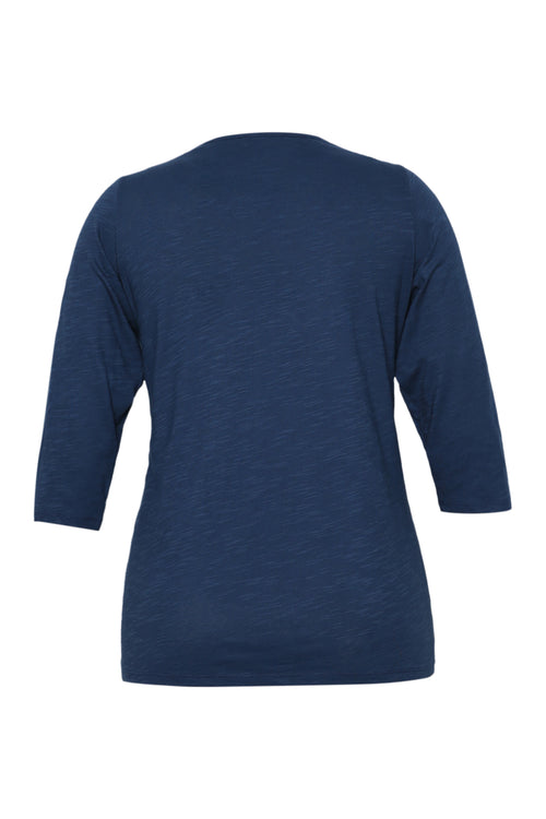T-shirt en coton uni Enjoy-Paprika-2