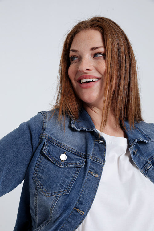 Veste en jeans-Paprika-4
