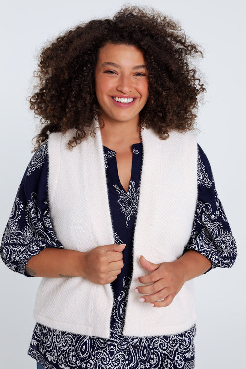 Mouwloos vest-Paprika-1