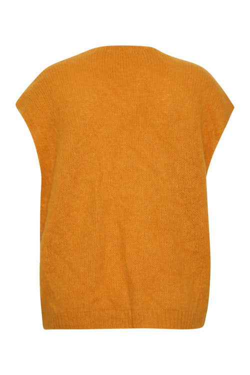 Gilet sans manches uni-Paprika-4