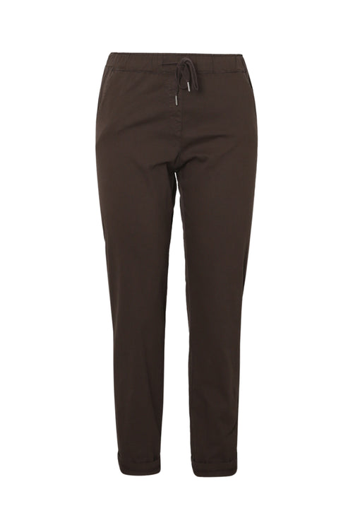 Pantalon chino en coton léger uni-Paprika-7