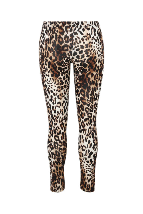 Legging léopard en viscose-Paprika-11