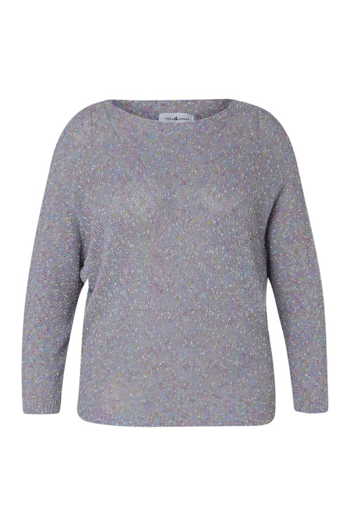 Pull maill fantaisie uni-Paprika-10