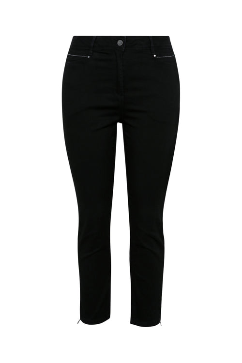 Pantalon Louise 7/8 en coton-Paprika-10