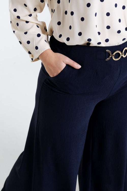 Pantacourt jupe culotte uni-Paprika-5