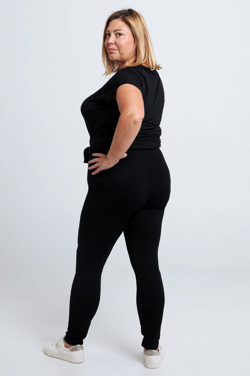 Legging 7/8 en viscose-Paprika-2