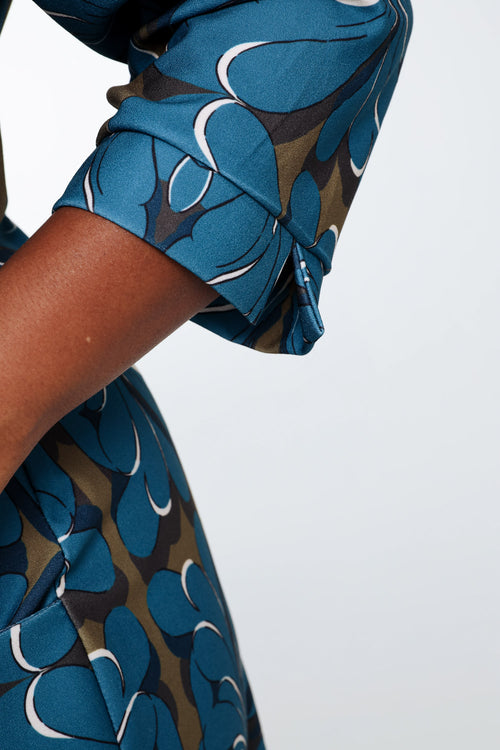 Robe housse imprimé graphique-Paprika-5