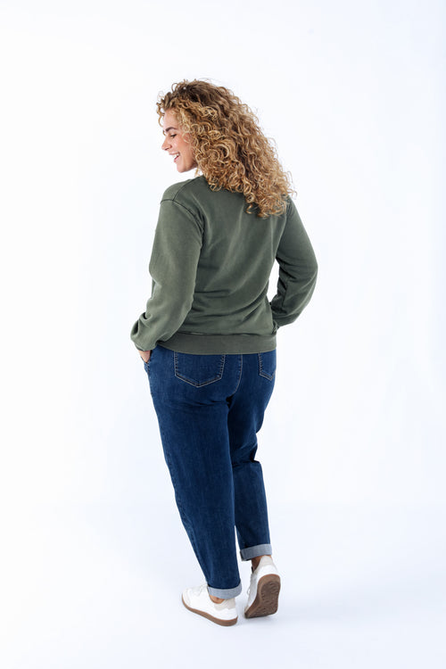 Sweat van bedrukte katoen Soho-Paprika-2