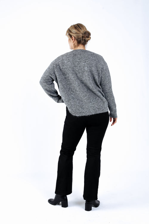Pull uni détails strass-Paprika-2