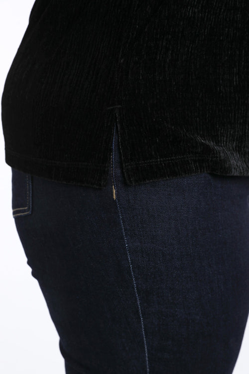 T-shirt en velours-Paprika-5