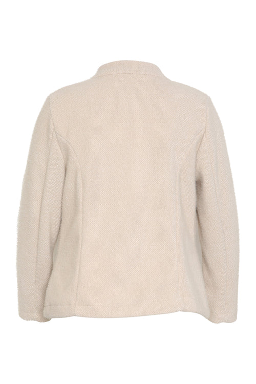 Effen gebreid jasje-Paprika-2