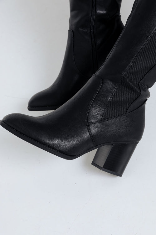 Bottes classiques à talons-Paprika-5