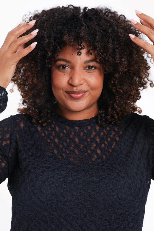 T-shirt en dentelle-Paprika-2