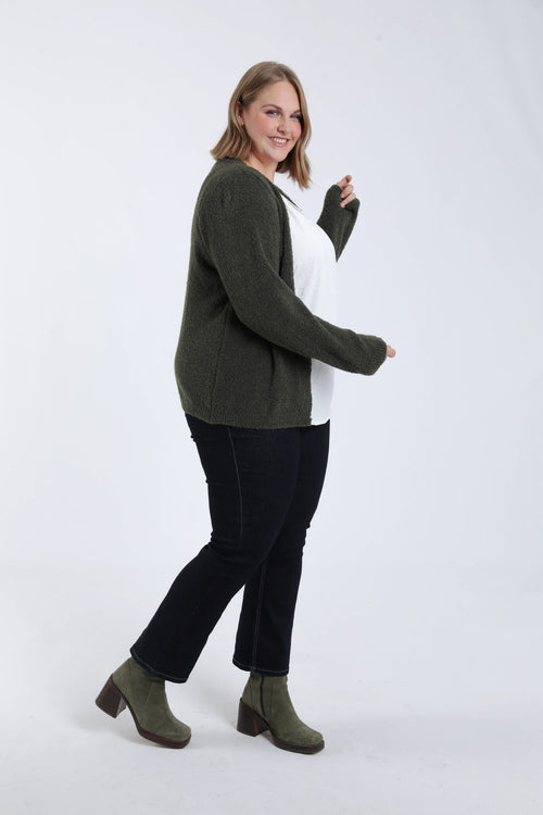 Effen gilet-Paprika-5