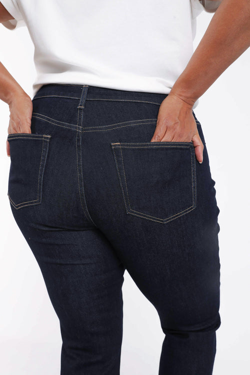 Jeans bootleg Lara L34-Paprika-6