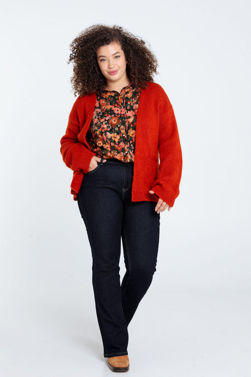 Cardigan uni-Paprika-7
