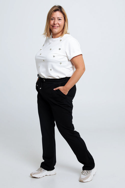 Pantalon 7/8 uni-Paprika-7