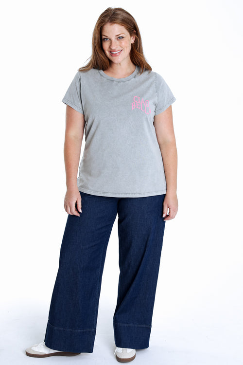 T-shirt van katoen met print Cia Bella-Paprika-9