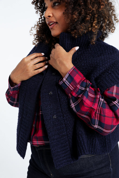 Gilet sans manches uni-Paprika-4